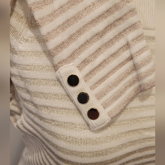 WHBM Wide Collar Ombré Sparkle & Shimmer Sweater - Picture 8 of 8